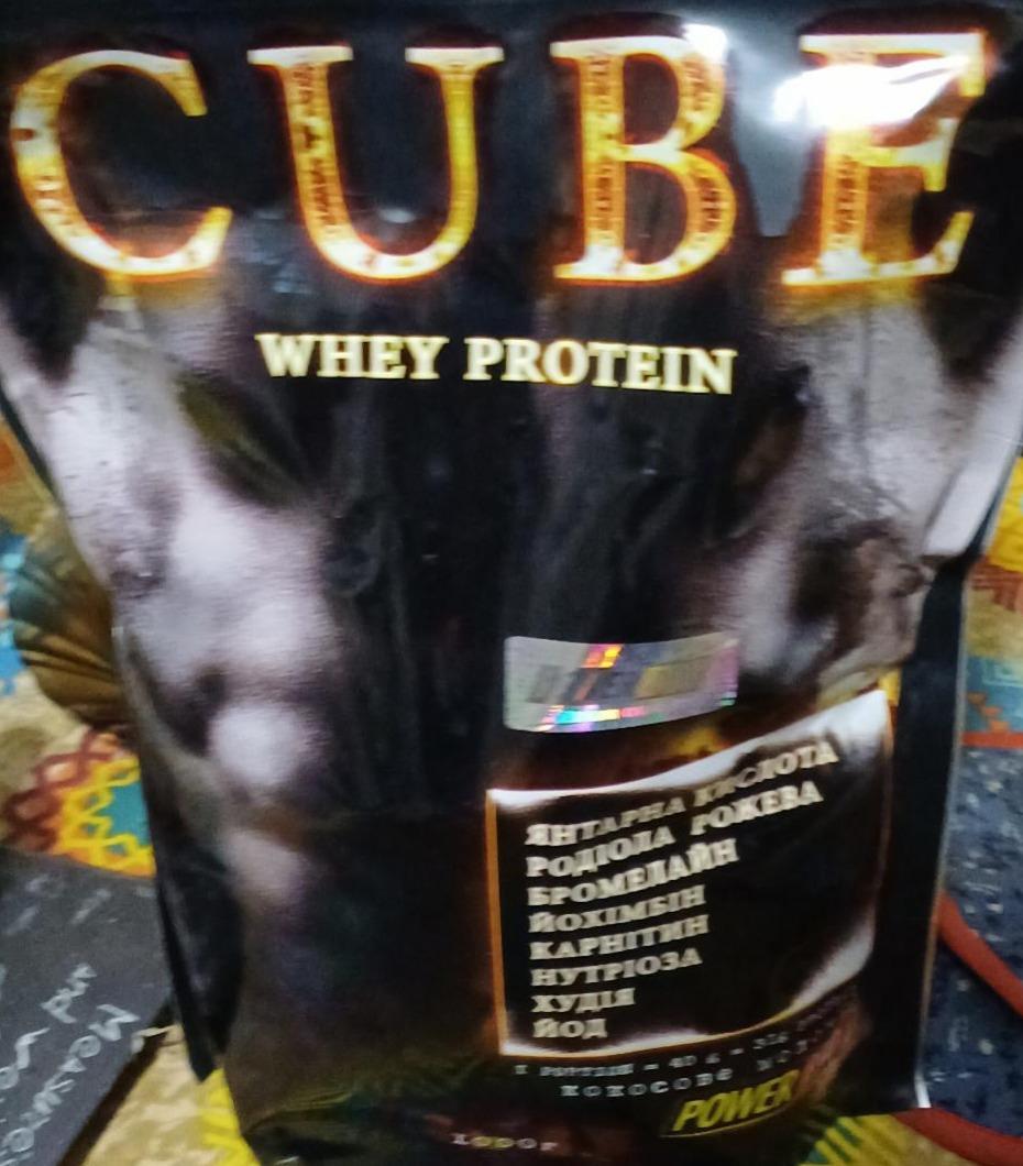 Фото - Дієтична добавка до раціону харчування спортсменів Суміш білкова для рельєфної сушки Power Pro Whey Protein Cube