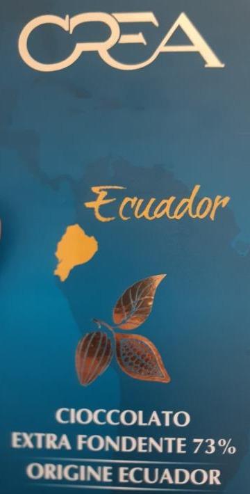 Фото - шоколад екстра чорний Ecuador Crea