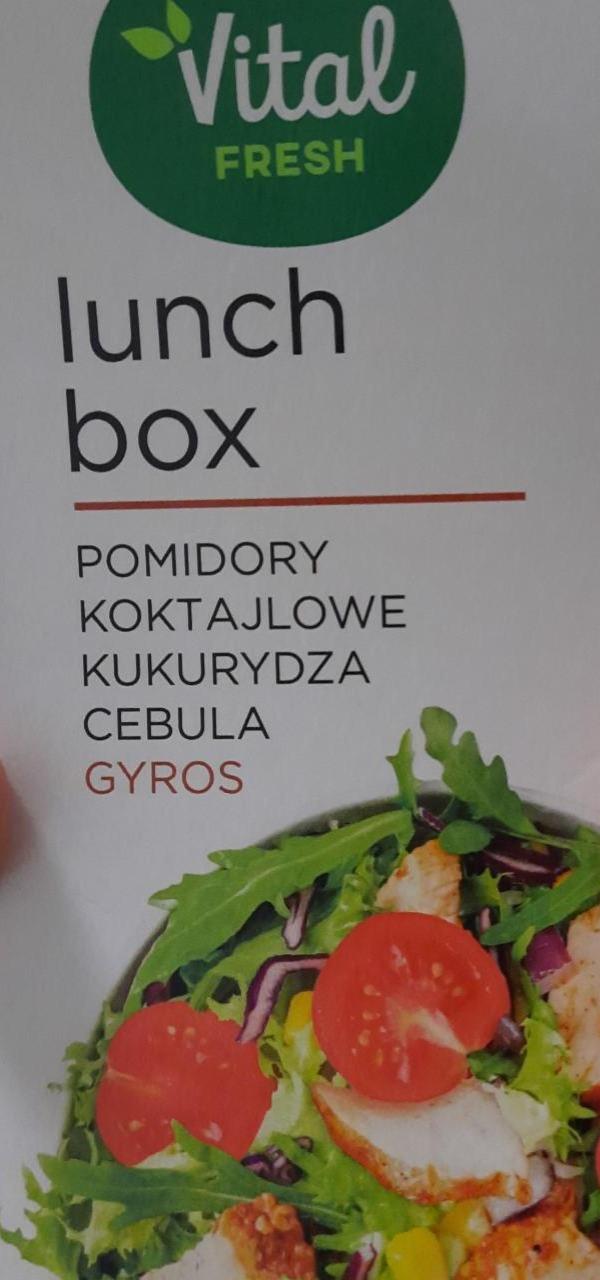 Фото - Lunchbox pomidory koktajlowe kukurydza cebula gyros Vital fresh