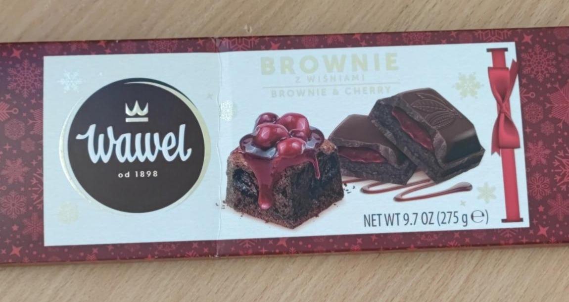 Фото - Шоколад з начинкою вишня-брауні Brownie & Cherry Wawel