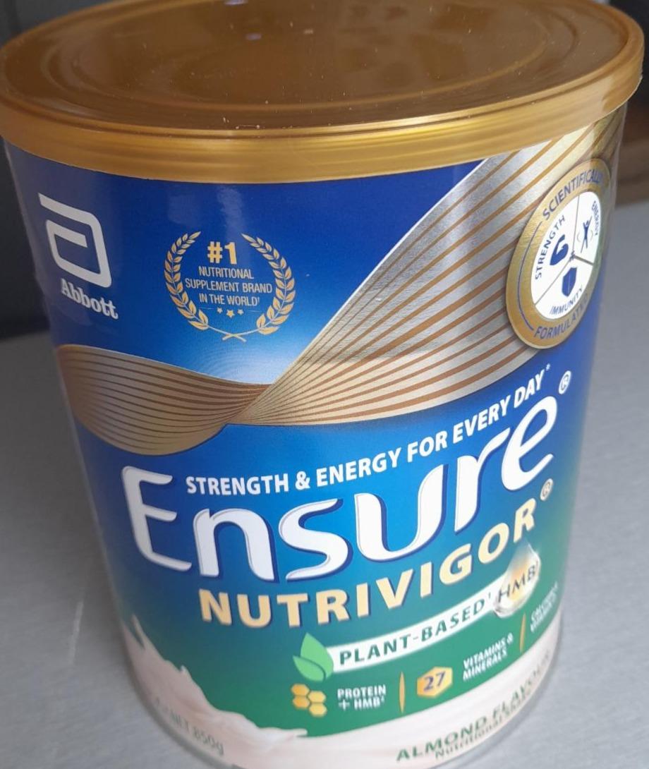 Фото - NutriVigor Plant-Based Protein Shake Almond Flavour Ensure