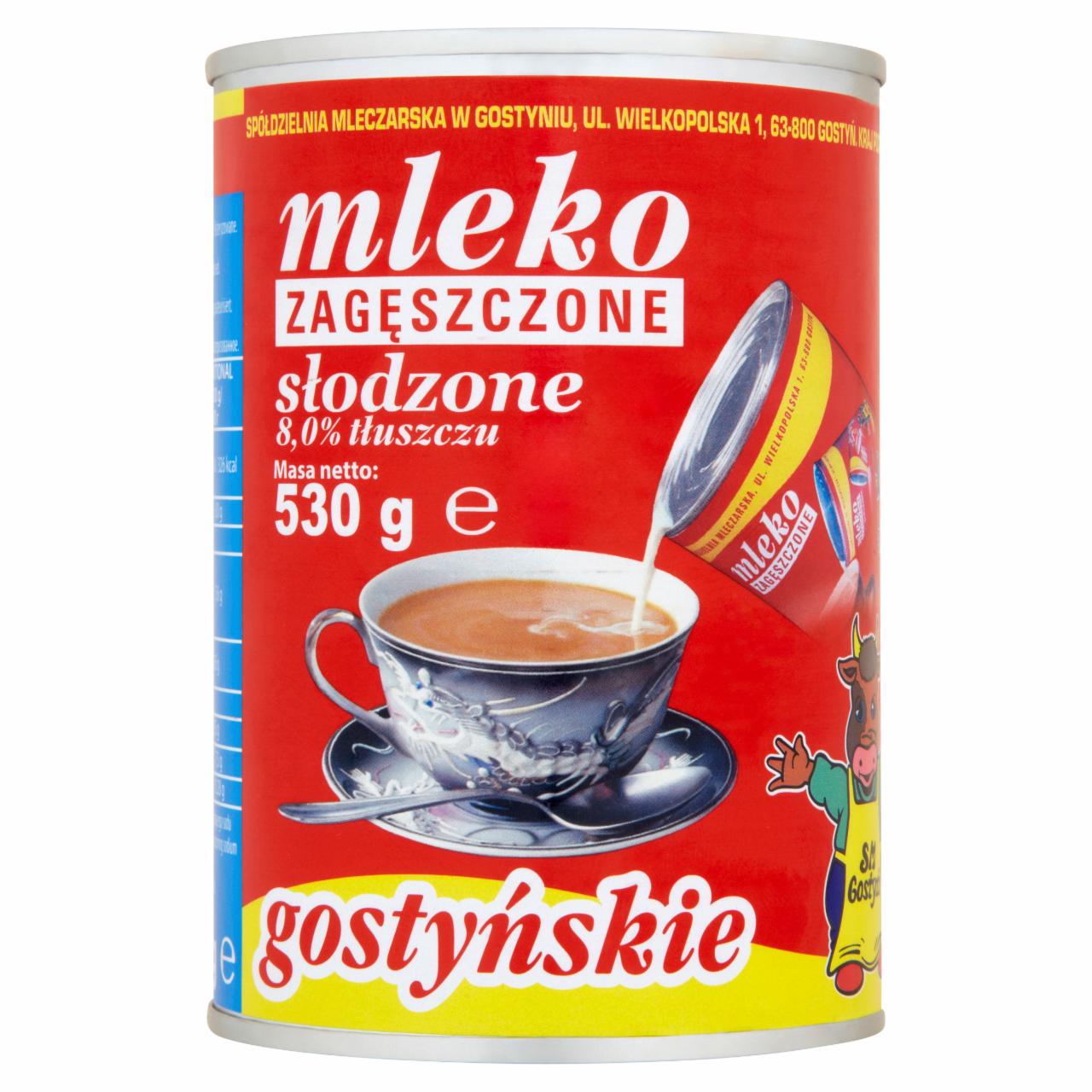Фото - Молоко згущене з цукром 8% SM Gostyń