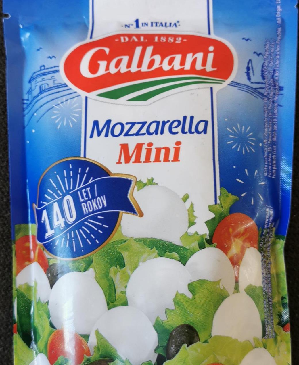 Фото - Сир 45% Mozzarella Mini Galbani