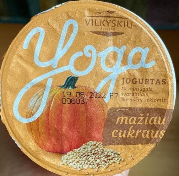 Фото - Йогурт з гарбузом і насінням амаранту Vilkyškių pieninė