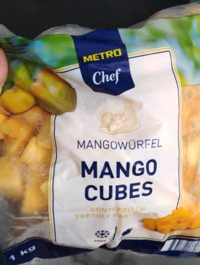 Фото - кубики манго швидкозаморожені Metro Chef