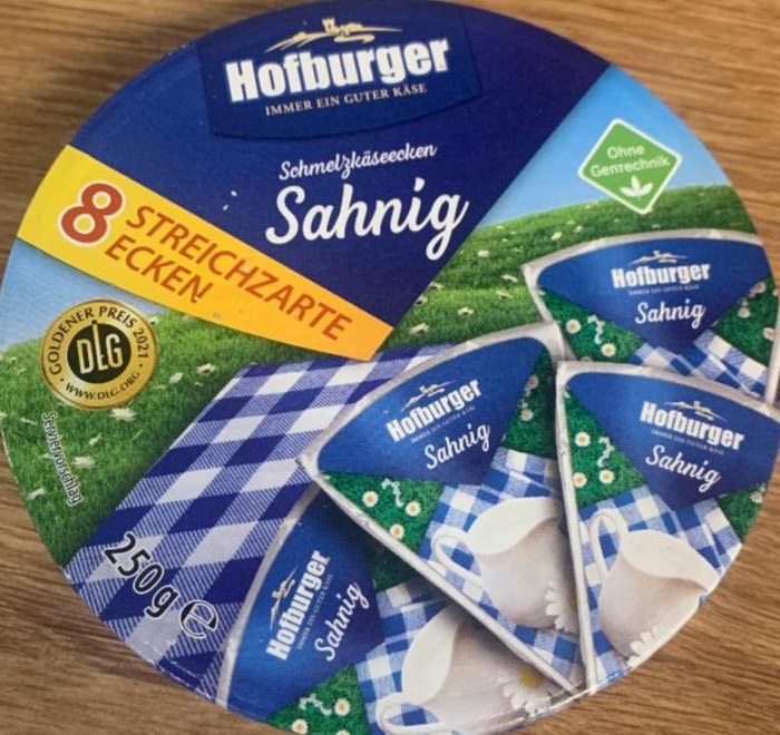 Фото - Плавлені сирні шматочки - вершкові Hofburger