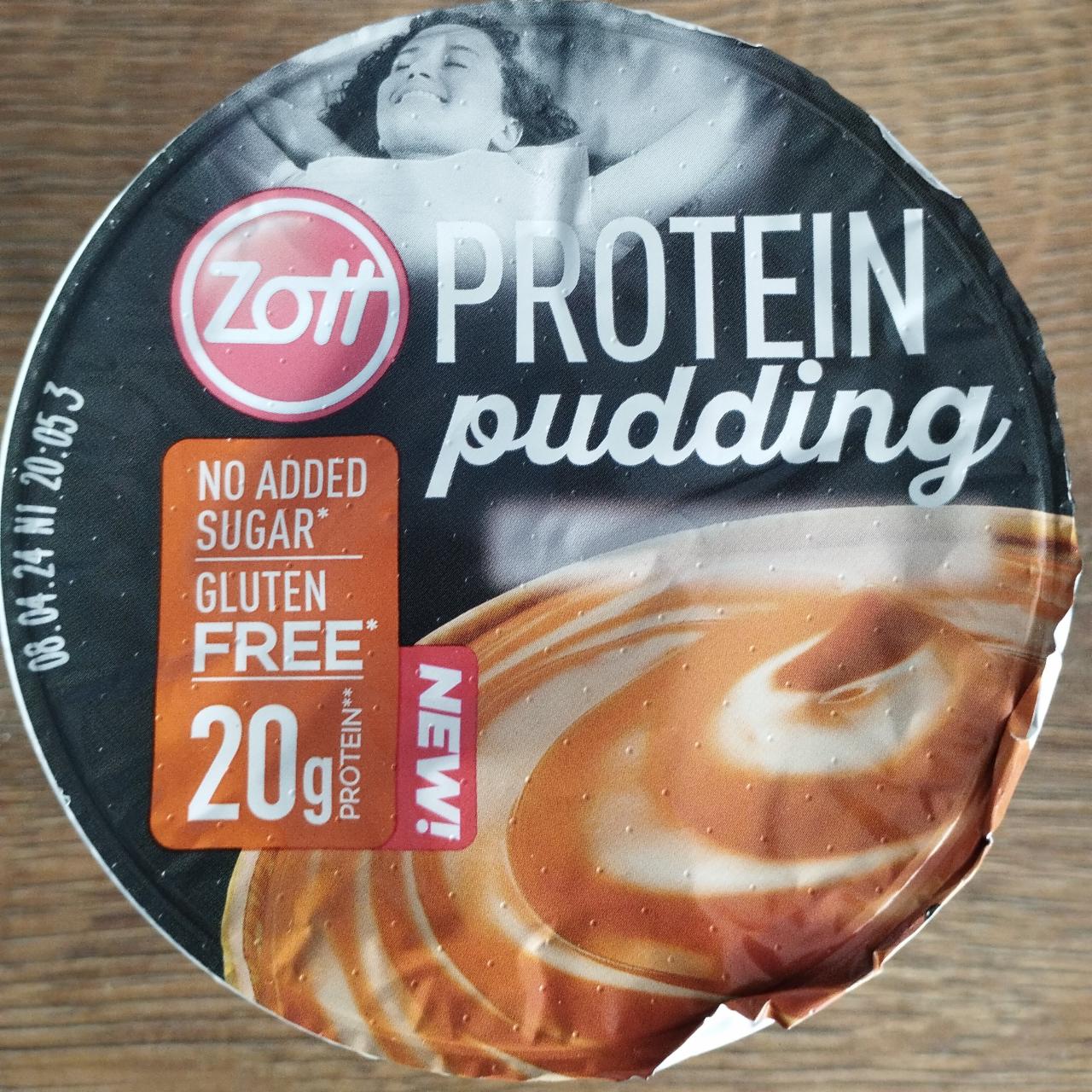 Фото - Пудинг протеїновий карамельний Protein Pudding Zott