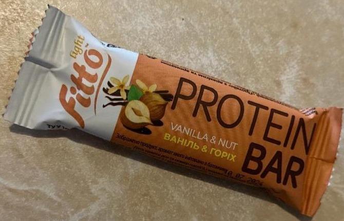 Фото - Protein bar vanilla & nut Fitto light