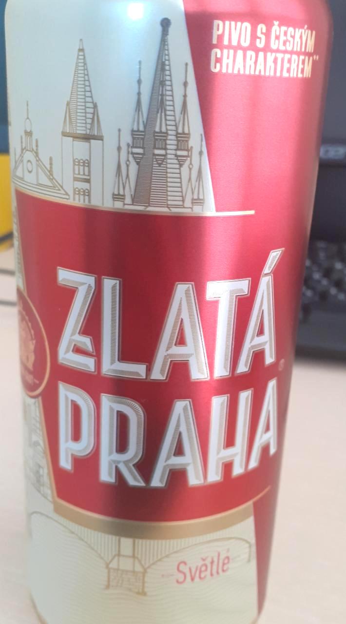 Фото - Пиво 5% світле пастеризоване Zlata Praha