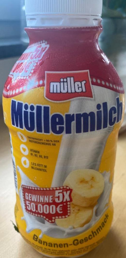 Фото - Müllermilch Bananen-Geschmack Müller