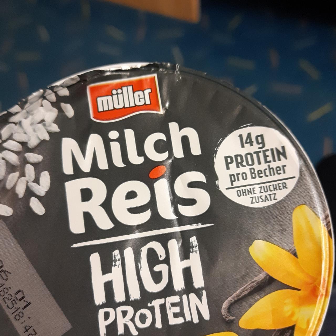 Фото - Milch Reis High Protein Vanille Müller