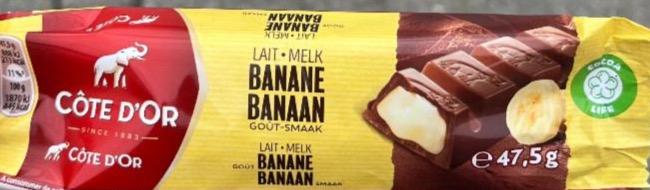 Фото - Bâtons Crème Banane-lait Côte d'Or