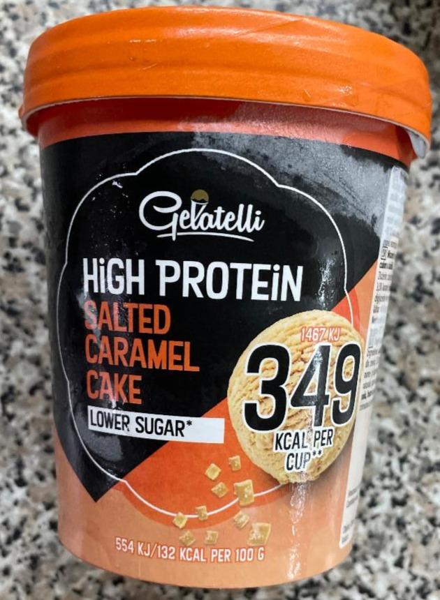 Фото - High protein salted caramel cake Gelatelli