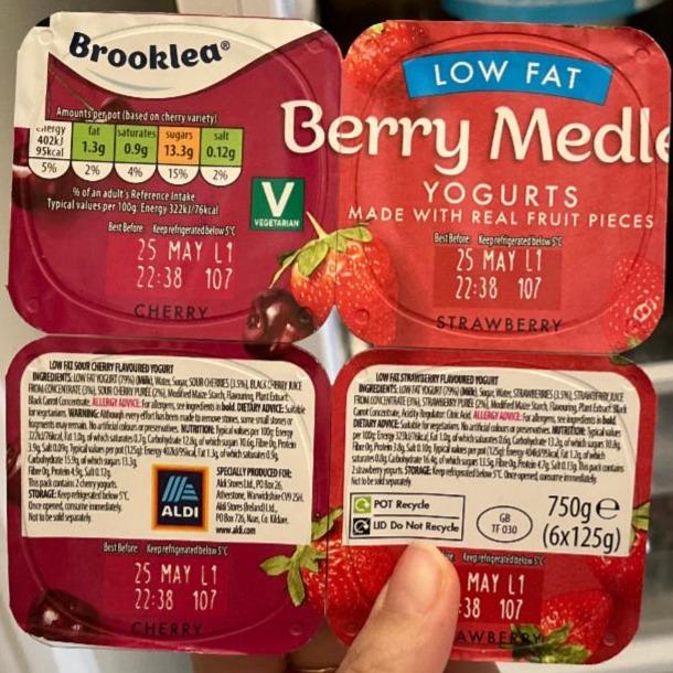 Фото - Berry Medley Yogurts Made With Real Fruit Pieces Brooklea