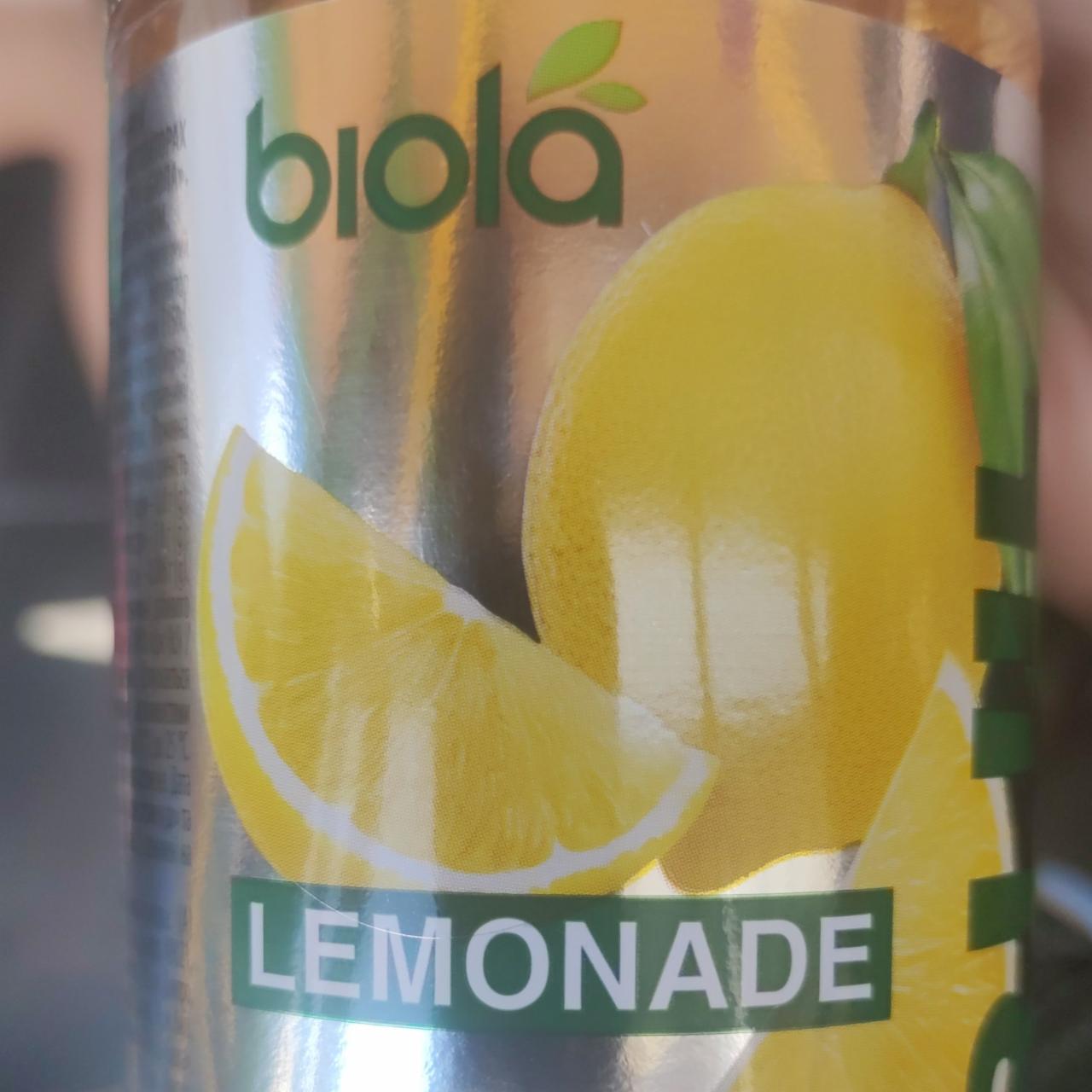 Фото - Напій безалкогольний сильногазований Лимонад Lemonade Biola Біола