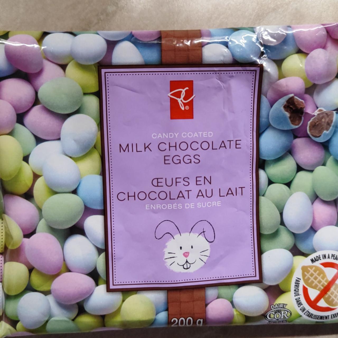 Фото - Яйця шоколадні молочні Milk Chocolate Eggs President's Choice