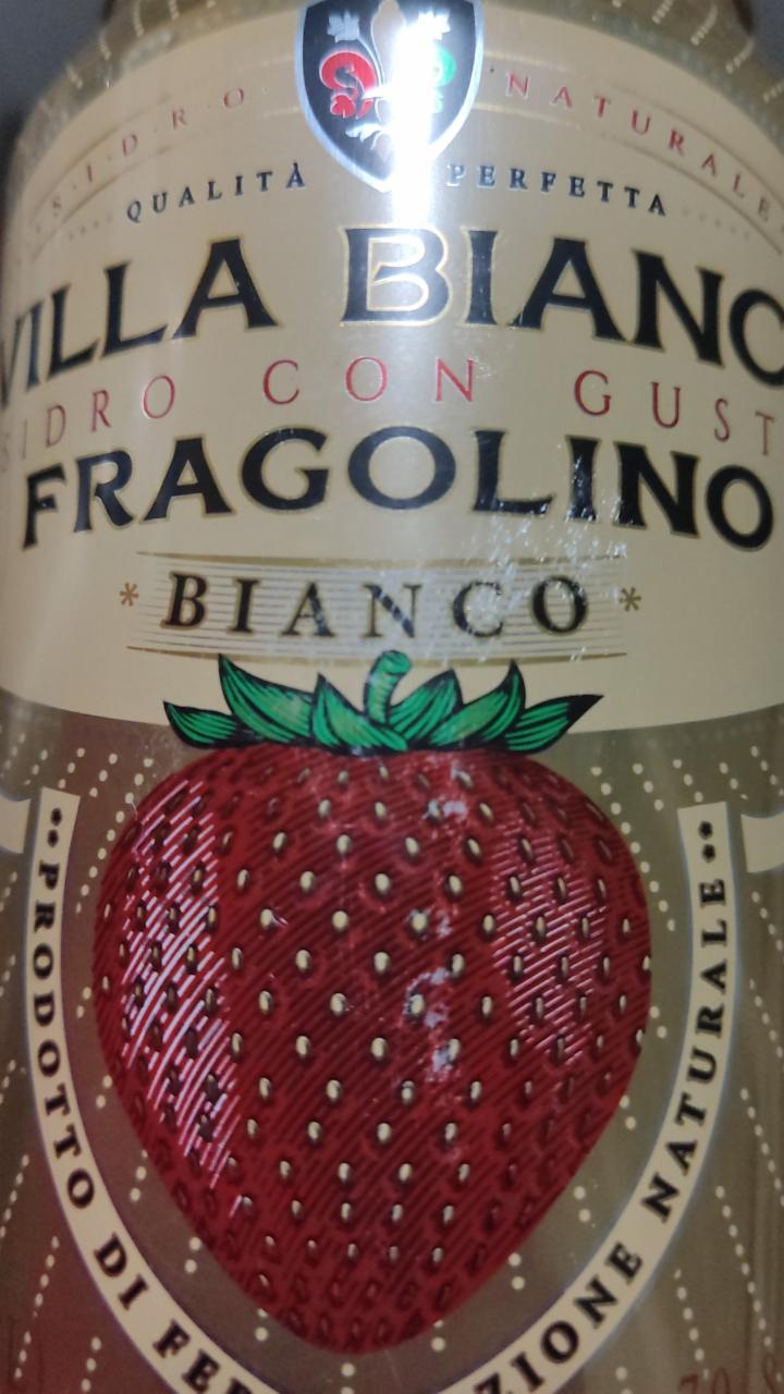 Фото - Сидр 8.5% газований солодкий міцний білий Fragolino Biancо Villa Bianca
