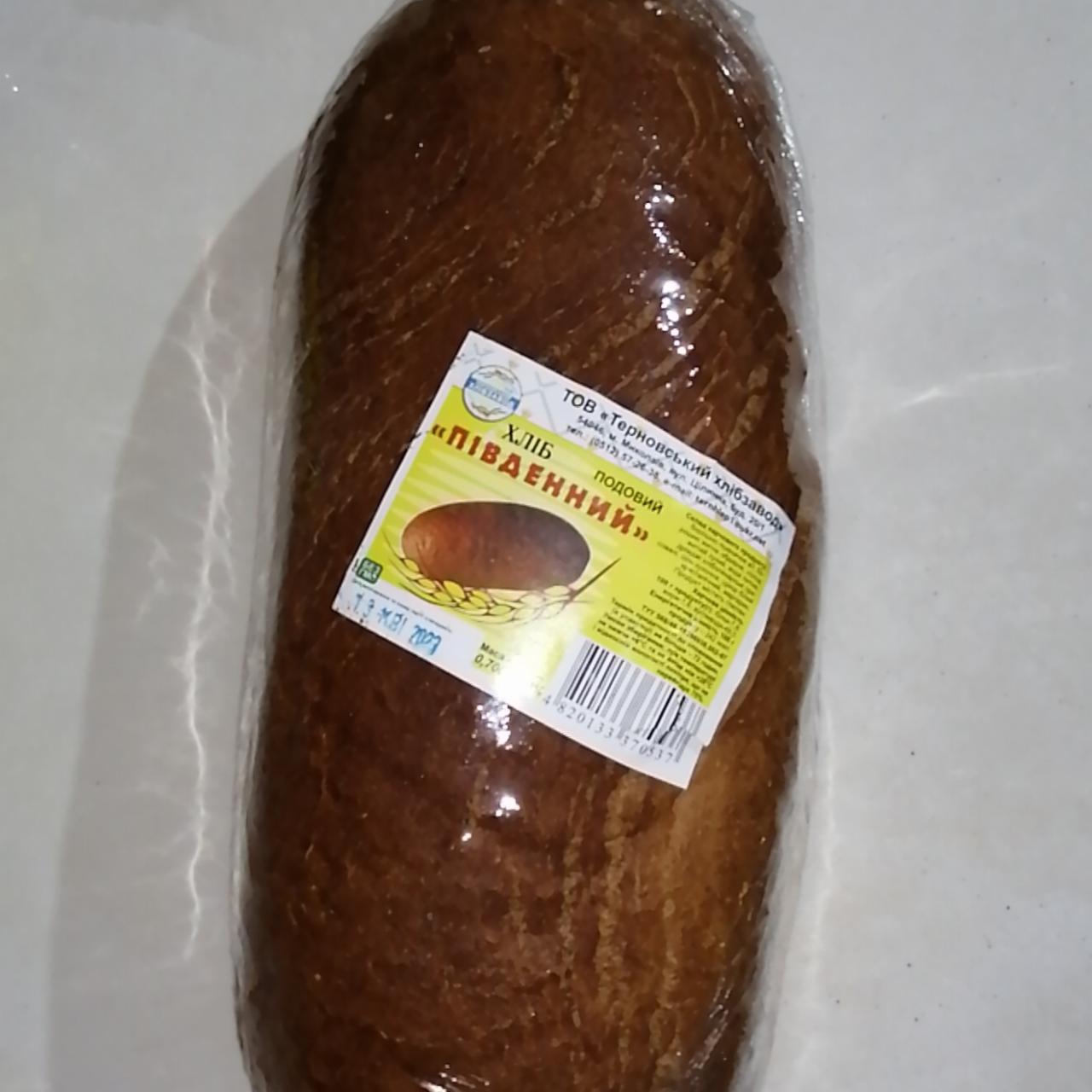 Фото - Хліб подовий Південний Тернівський хлібозавод