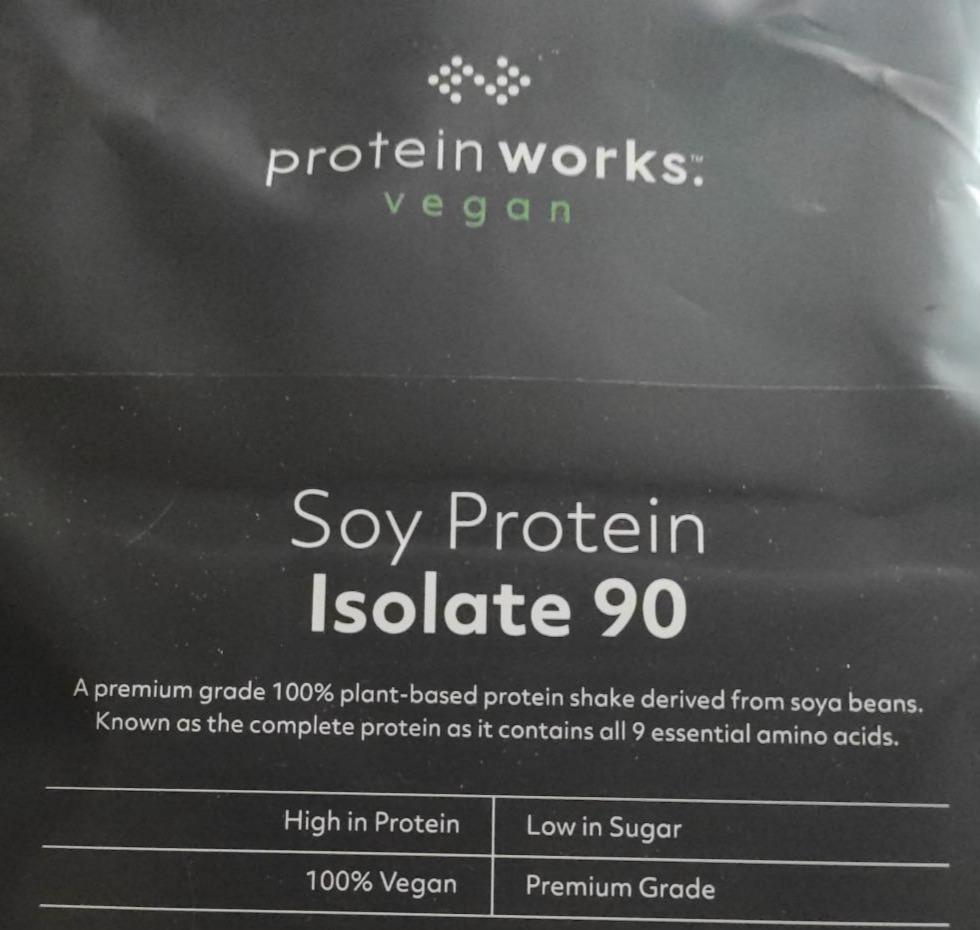 Фото - Ізолят соєвого протеїну 90% без смакових добавок The Protein Works