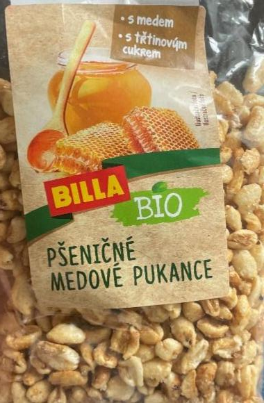 Фото - Попкорн пшеничний з медом з тростинним цукром Billa Bio