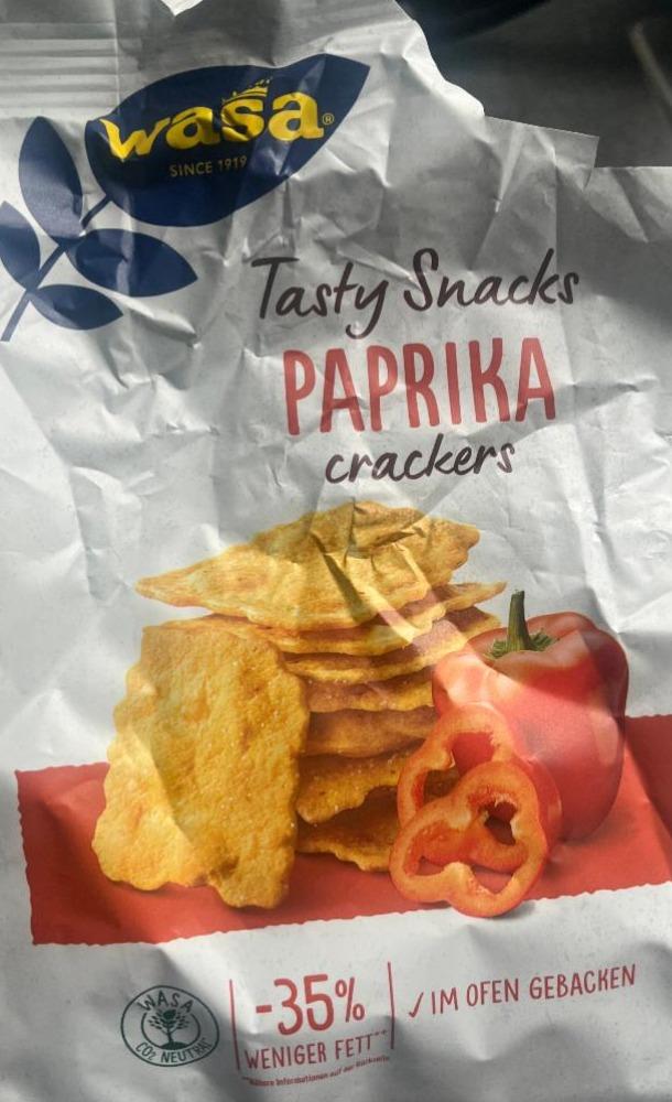 Фото - Tasty Snacks paprika crackers Wasa