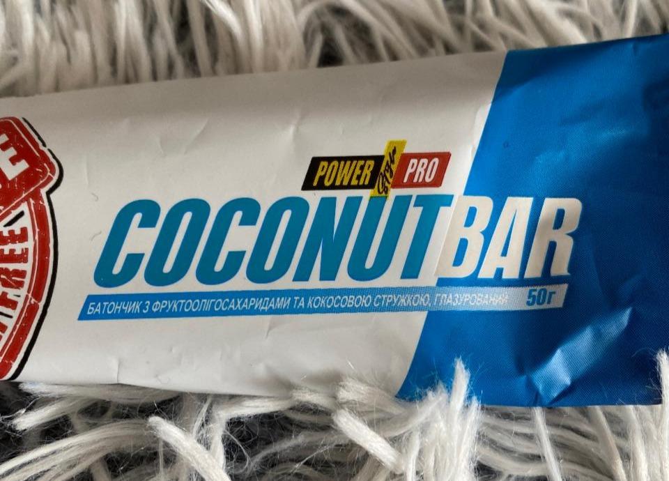 Фото - Батончик кокосовий в шоколадній глазурі без цукру Coconut Bar Sugar Free Power Pro