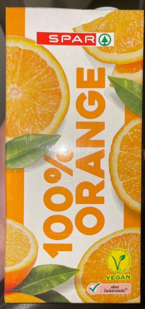 Фото - Сік апельсиновий 100% Orange Spar
