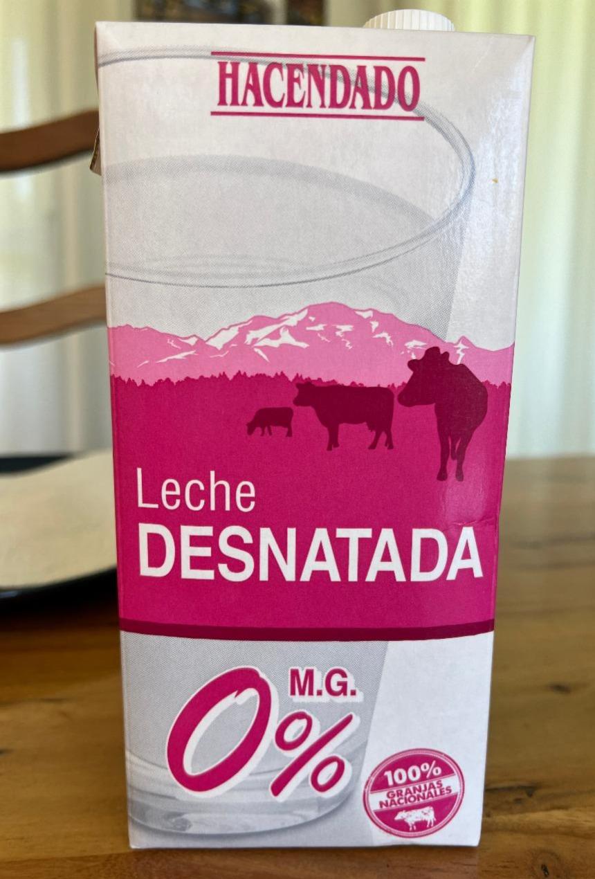 Фото - Молоко 0% знежирене Leche Desnatada Hacendado