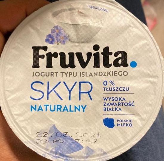 Фото - Йогурт typu islandzkiego Skyr натуральний 0% FruVita