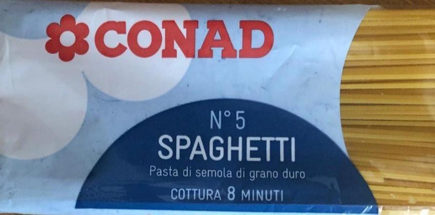 Фото - Макаронні вироби з манної крупи та твердих сортів пшениці №5 Spaghetti Conad