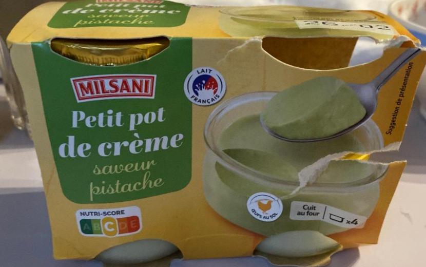 Фото - Petit pot de crème pistache Milsani