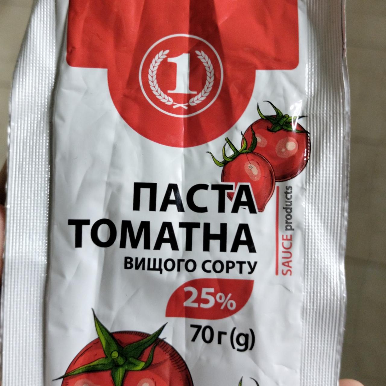 Фото - Паста томатна 25% ТМ 1