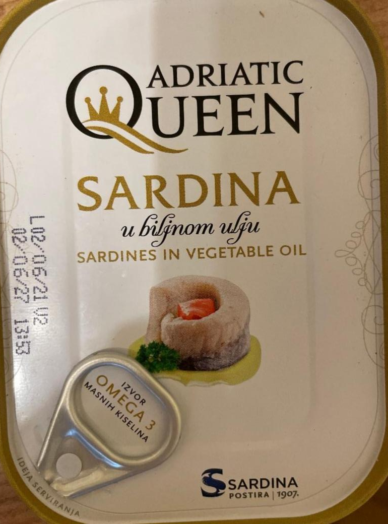 Фото - Сардини у рослинній олії Adriatic Queen