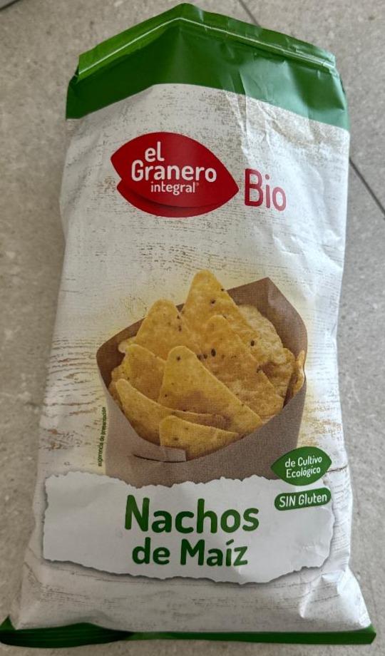 Фото - Bio nachos de maíz sabor natural ecológicos y sin gluten el Granero integral