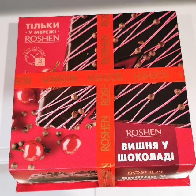 Фото - Торт вишня у шоколаді Roshen Рошен