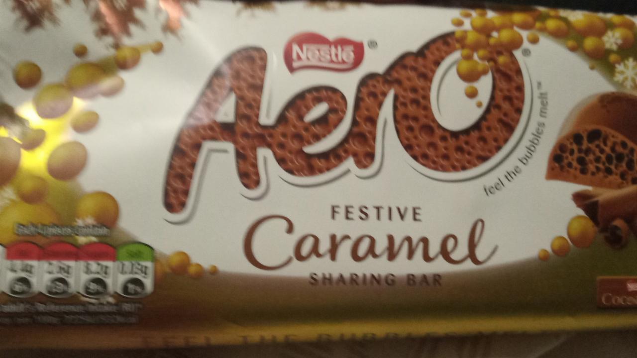 Фото - Шоколад пористий Aero з карамеллю Nestle