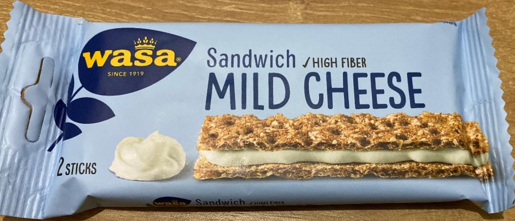 Фото - Сендвіч хрусткий хліб з вершковим сиром Sandwich Mild Cheese Wasa
