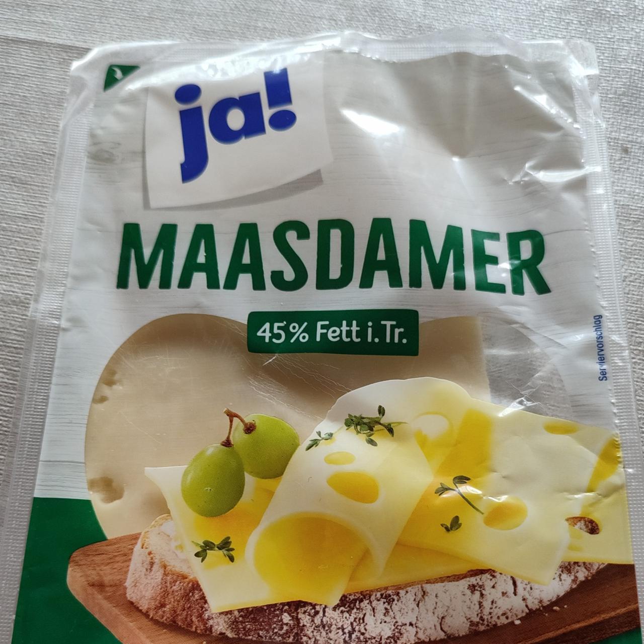 Фото - Сир 45% Маасдам Maasdamer Ja!