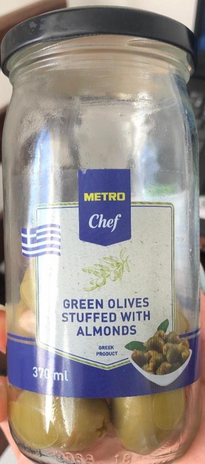 Фото - Оливки зелені з мигдалем Metro Chef