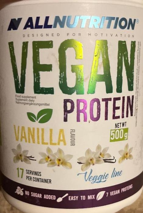 Фото - Vegan Protein Vanilla Allnutrition