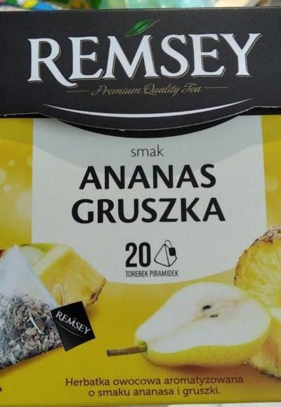 Фото - Чай ароматизований ананас-грушка Remsey