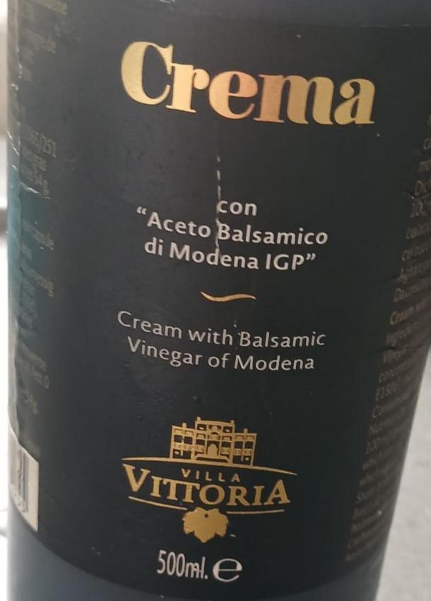 Фото - Cream With Balsamic Vinegar Of Modena Villa Vittoria