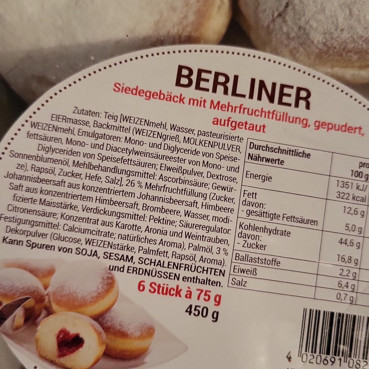 Фото - Пончики з фруктовою начинкою Berliner