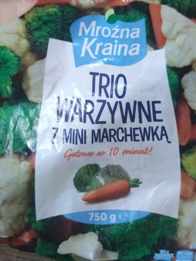 Фото - Овочеве тріо з брокколі міні моркви та цвітної капусти Mrožna Kraina