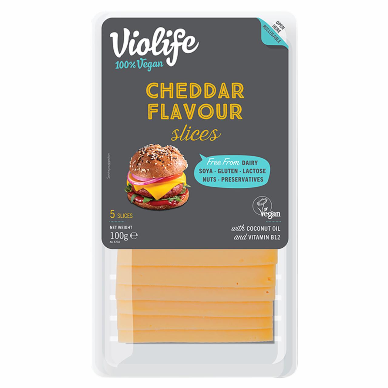 Фото - Cheddar flavour slices Violife
