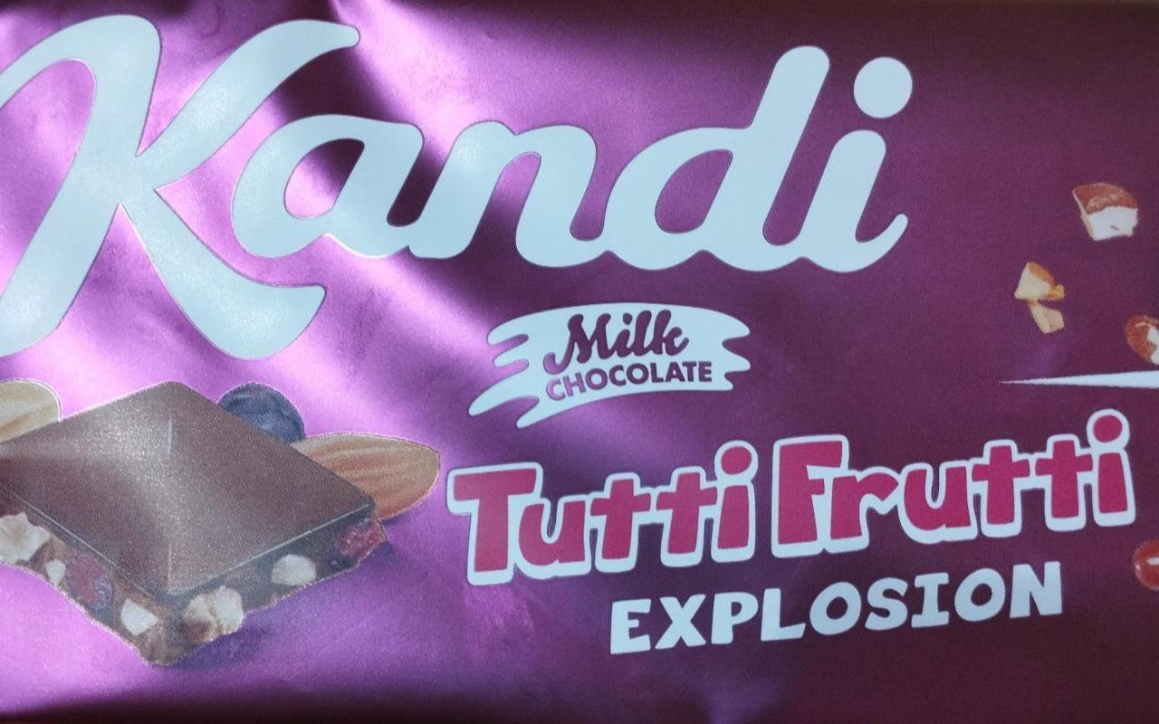 Фото - Молочний шоколад Kandi Tutti Frutti Explosion Kandit