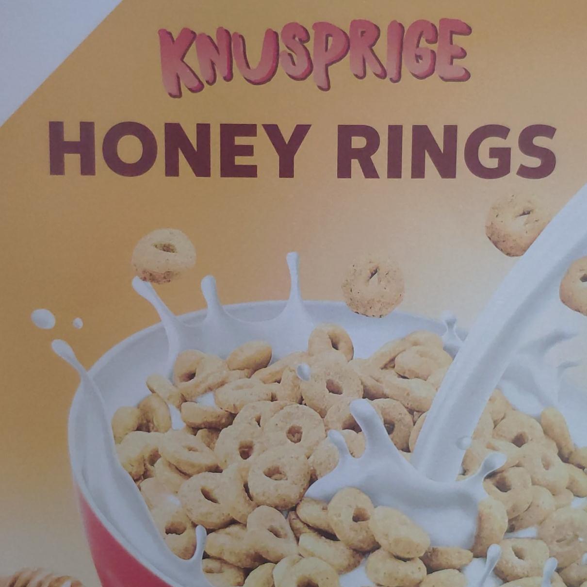 Фото - Пластівці кільця медові Honey Rings Knusprige K-Classic