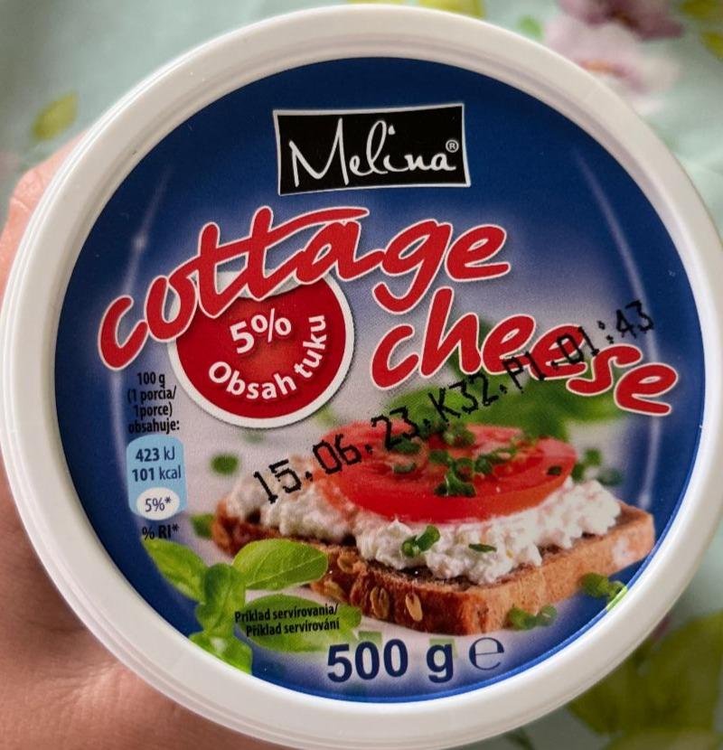 Фото - Сир кисломолочний 4% Cottage Cheese Melina