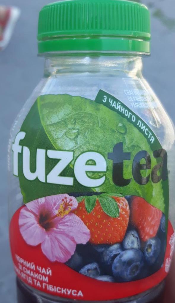 Фото - Чай холодний чорний зі смаком ягід та гібіскусу Fuzetea