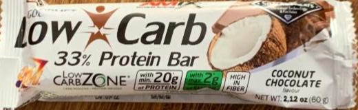 Фото - Протеїновий батончик шоколадно-кокосовий горіх Low-Carb 33% Protein Amix